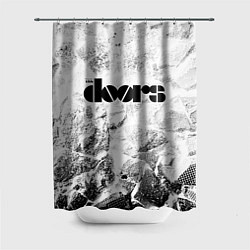 Шторка для душа The Doors white graphite, цвет: 3D-принт