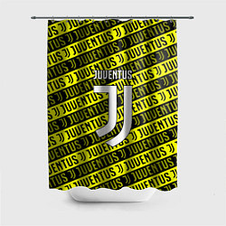 Шторка для душа Juventus pattern fc, цвет: 3D-принт