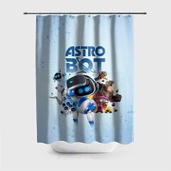 Шторка для душа Astro Bot - Game, цвет: 3D-принт