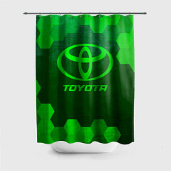 Шторка для душа Toyota - green gradient, цвет: 3D-принт