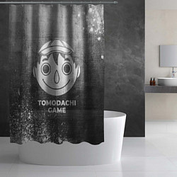 Шторка для душа Tomodachi Game - grey gradient, цвет: 3D-принт — фото 2