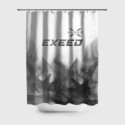 Шторка для душа Exeed - white gradient посередине, цвет: 3D-принт