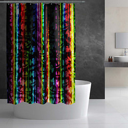 Шторка для душа Marshmello градиент, цвет: 3D-принт — фото 2