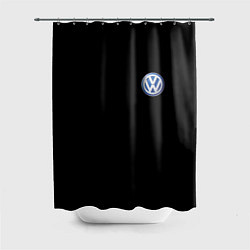 Шторка для душа Volkswagen logo auto, цвет: 3D-принт