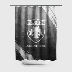 Шторка для душа AEK Athens - grey gradient, цвет: 3D-принт