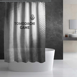 Шторка для душа Tomodachi Game - white gradient посередине, цвет: 3D-принт — фото 2