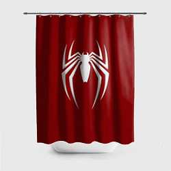 Шторка для душа SpiderMan - logo, цвет: 3D-принт
