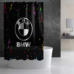 Шторка для душа BMW конфети, цвет: 3D-принт — фото 2