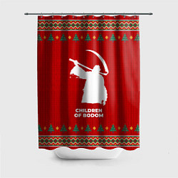 Шторка для душа Children of Bodom new year, цвет: 3D-принт