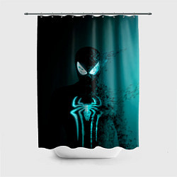 Шторка для душа Neon spider-man, цвет: 3D-принт