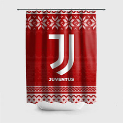 Шторка для душа Новогодний Juventus, цвет: 3D-принт