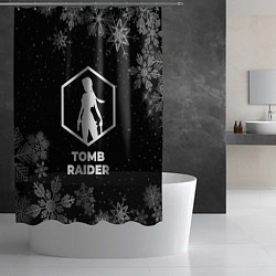 Шторка для душа Снежный Tomb Raider, цвет: 3D-принт — фото 2