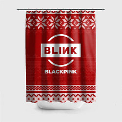 Шторка для душа Новогодний Blackpink, цвет: 3D-принт