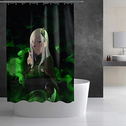 Шторка для душа Ехидна Re:Zero, цвет: 3D-принт — фото 2