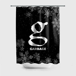 Шторка для душа Снежный Garbage, цвет: 3D-принт