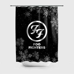 Шторка для душа Снежный Foo Fighters, цвет: 3D-принт