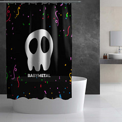 Шторка для душа Babymetal конфети, цвет: 3D-принт — фото 2