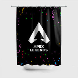 Шторка для душа Apex Legends конфети, цвет: 3D-принт