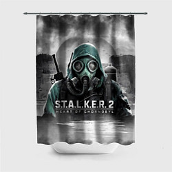 Шторка для душа Stalker 2 heart of Chornobyl radiation, цвет: 3D-принт