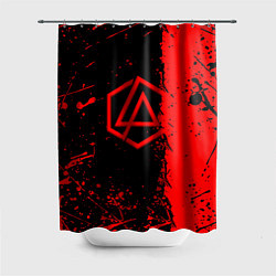 Шторка для душа Linkin park краски всплеск текстура, цвет: 3D-принт