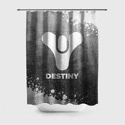 Шторка для душа Destiny - grey gradient, цвет: 3D-принт