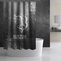Шторка для душа Burzum - grey gradient, цвет: 3D-принт — фото 2