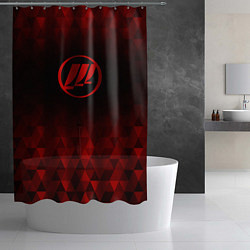Шторка для душа Lifan red poly, цвет: 3D-принт — фото 2