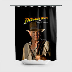 Шторка для душа Indiana Jones and the Great Circle, цвет: 3D-принт