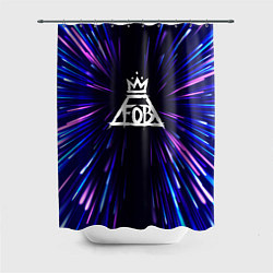 Шторка для душа Fall Out Boy neon energy, цвет: 3D-принт
