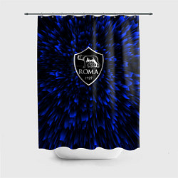 Шторка для душа Roma blue energy, цвет: 3D-принт