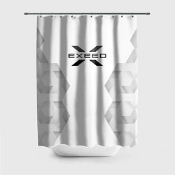 Шторка для душа Exeed white poly, цвет: 3D-принт