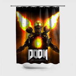Шторка для душа Doom - revenant, цвет: 3D-принт