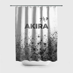 Шторка для душа Akira - white gradient посередине, цвет: 3D-принт