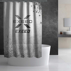 Шторка для душа Exeed - white gradient, цвет: 3D-принт — фото 2