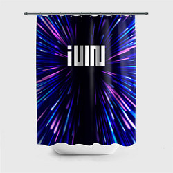 Шторка для душа Gidle neon energy, цвет: 3D-принт