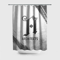 Шторка для душа Architects - white gradient, цвет: 3D-принт