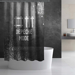 Шторка для душа Depeche Mode - grey gradient, цвет: 3D-принт — фото 2