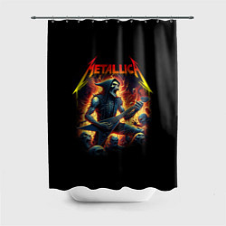 Шторка для душа Metallica - James Alan Hatfield, цвет: 3D-принт