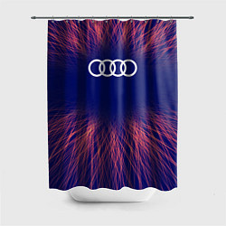 Шторка для душа Audi red energy, цвет: 3D-принт