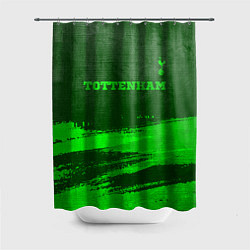 Шторка для душа Tottenham - green gradient посередине, цвет: 3D-принт