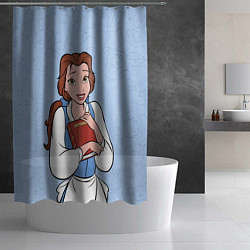 Шторка для душа Beautiful Belle - big pictures, цвет: 3D-принт — фото 2