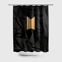 Шторка для душа BTS golden poly, цвет: 3D-принт
