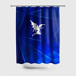 Шторка для душа Black Sabbath blue poly, цвет: 3D-принт