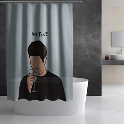 Шторка для душа Ross - im fine, цвет: 3D-принт — фото 2