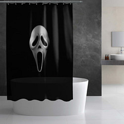 Шторка для душа Крик маска косплей, цвет: 3D-принт — фото 2