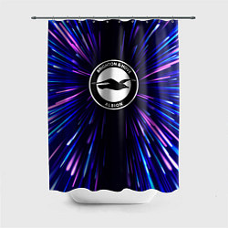 Шторка для душа Brighton neon energy, цвет: 3D-принт