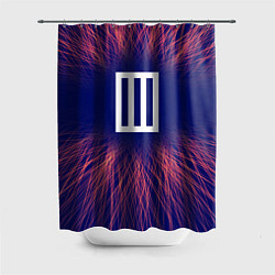 Шторка для душа Paramore red energy, цвет: 3D-принт