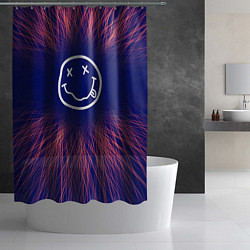 Шторка для душа Nirvana red energy, цвет: 3D-принт — фото 2