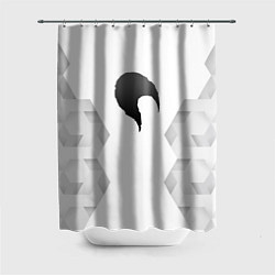 Шторка для душа Date A Live white poly, цвет: 3D-принт