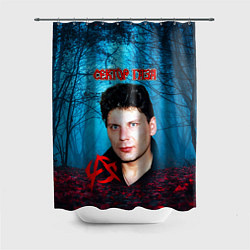 Шторка для душа Сектор газа вечерний лес, цвет: 3D-принт